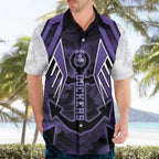 Custom Fremantle Football Hawaiian Shirt Dockers Anchor Sporty Style