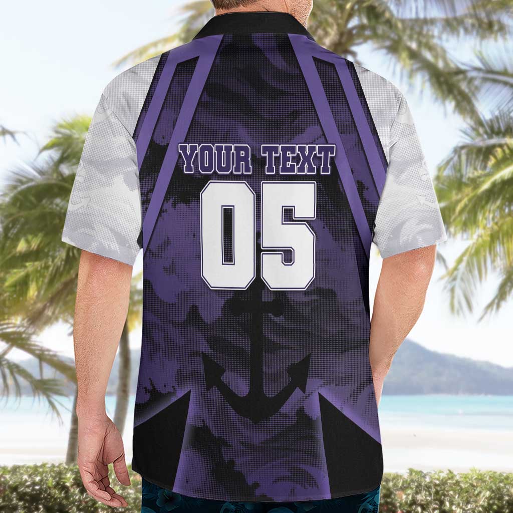Custom Fremantle Football Hawaiian Shirt Dockers Anchor Sporty Style