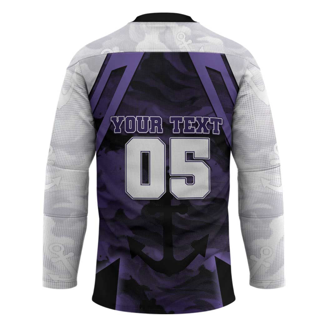Custom Fremantle Football Hockey Jersey Dockers Anchor Sporty Style