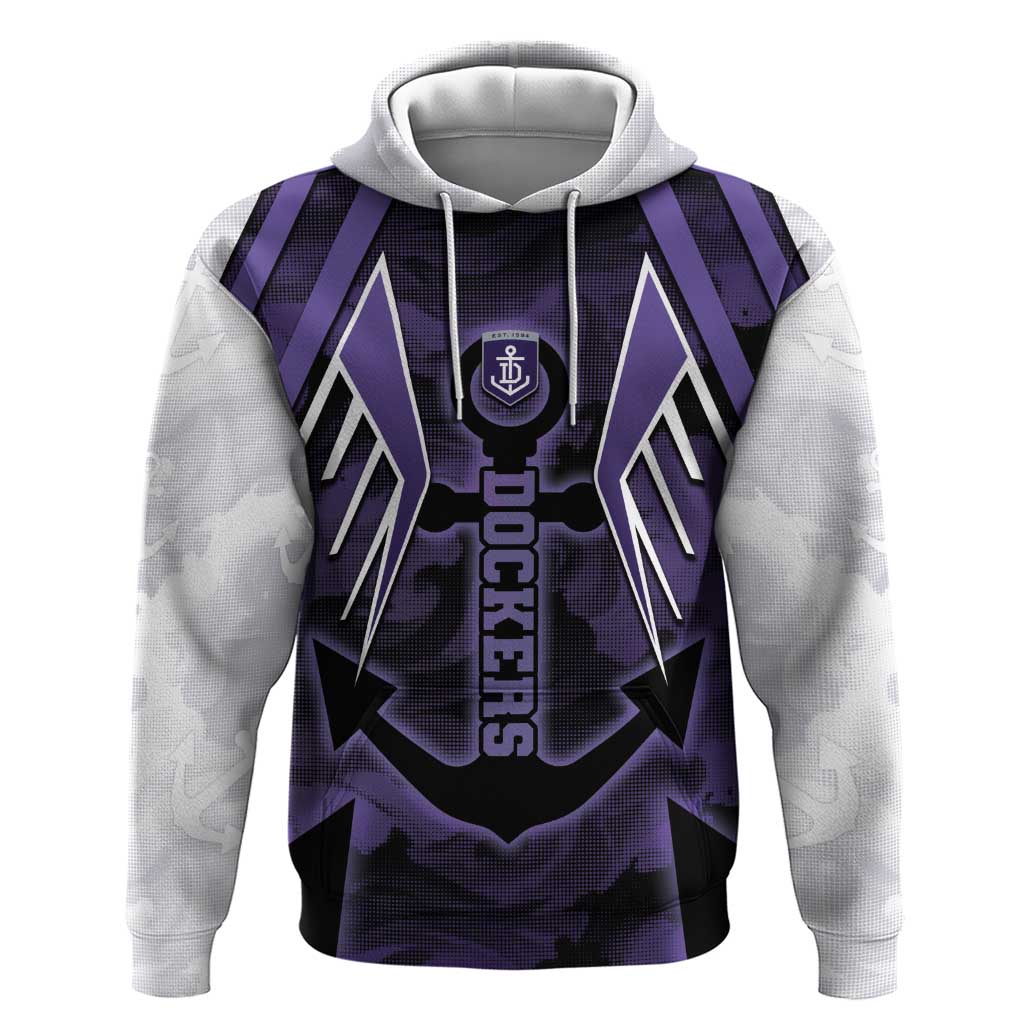 Custom Fremantle Football Hoodie Dockers Anchor Sporty Style