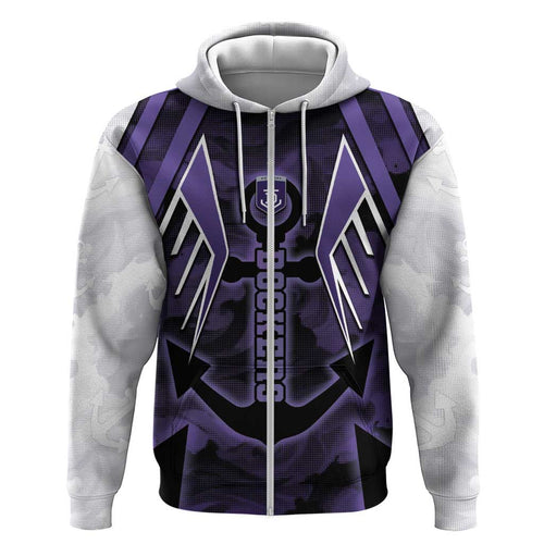 Custom Fremantle Football Hoodie Dockers Anchor Sporty Style