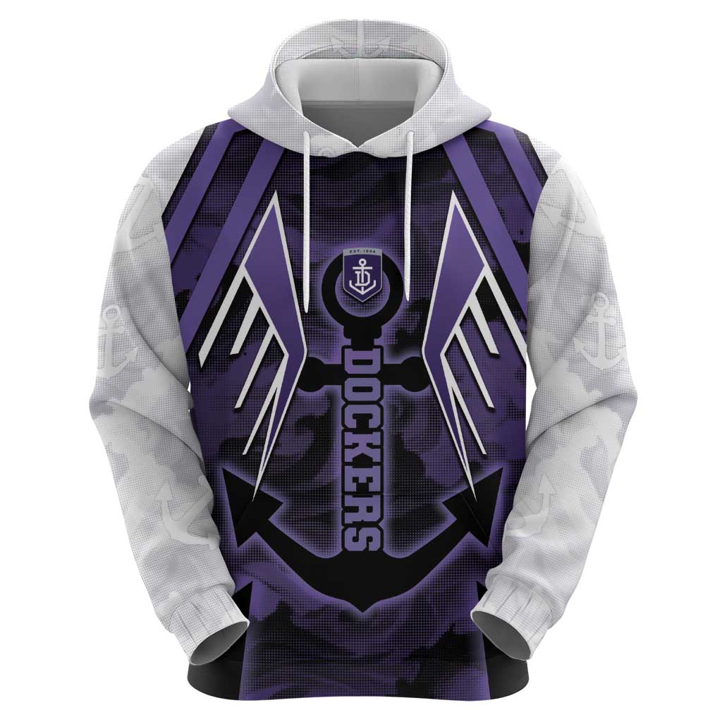 Custom Fremantle Football Hoodie Dockers Anchor Sporty Style