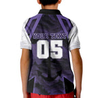 Custom Fremantle Football Kid Polo Shirt Dockers Anchor Sporty Style