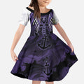 Custom Fremantle Football Kid Short Sleeve Dress Dockers Anchor Sporty Style