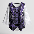 Custom Fremantle Football Kimono Sleeve Blouse Dockers Anchor Sporty Style