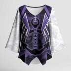 Custom Fremantle Football Kimono Sleeve Blouse Dockers Anchor Sporty Style