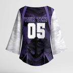 Custom Fremantle Football Kimono Sleeve Blouse Dockers Anchor Sporty Style