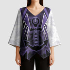 Custom Fremantle Football Kimono Sleeve Blouse Dockers Anchor Sporty Style