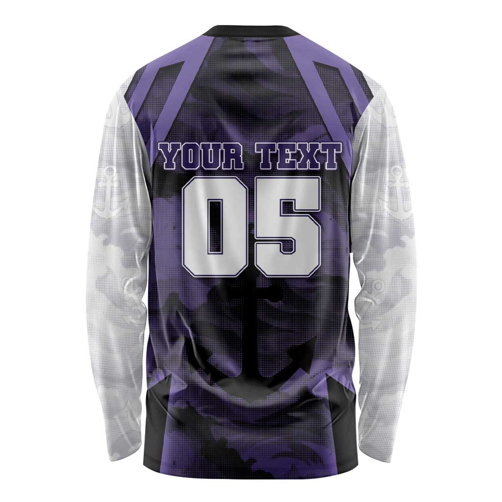 Custom Fremantle Football Long Sleeve Shirt Dockers Anchor Sporty Style