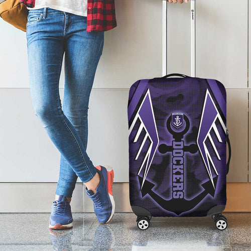 Fremantle Football Luggage Cover Dockers Anchor Sporty Style