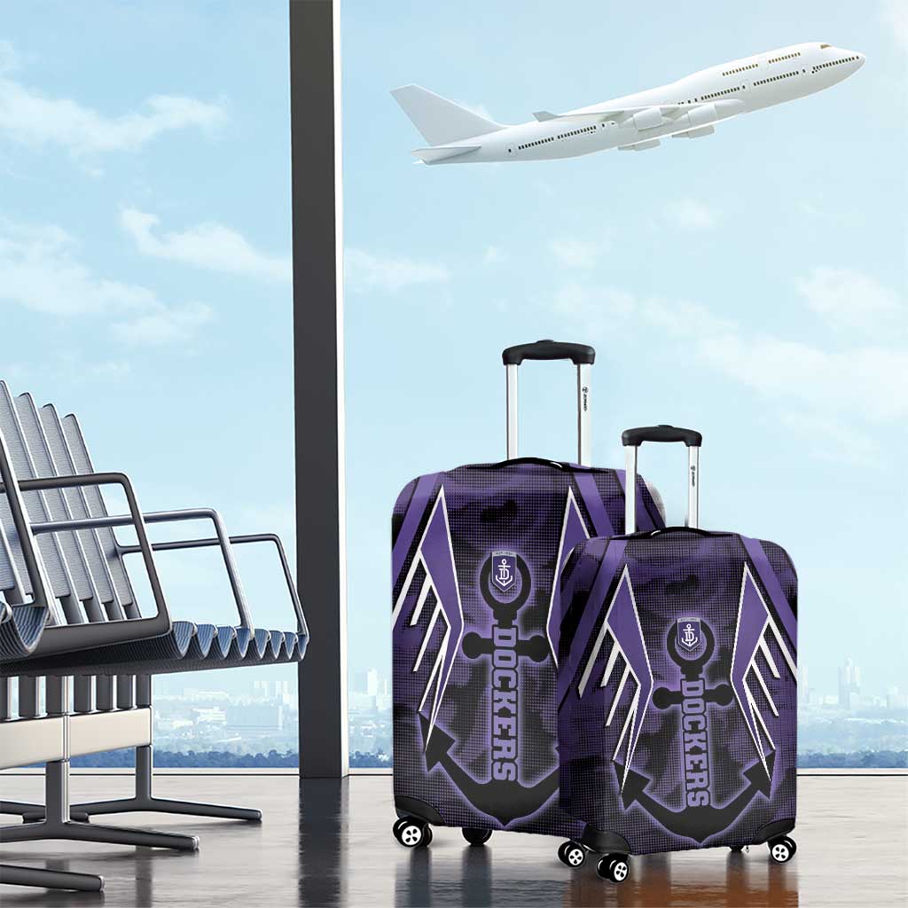 Fremantle Football Luggage Cover Dockers Anchor Sporty Style