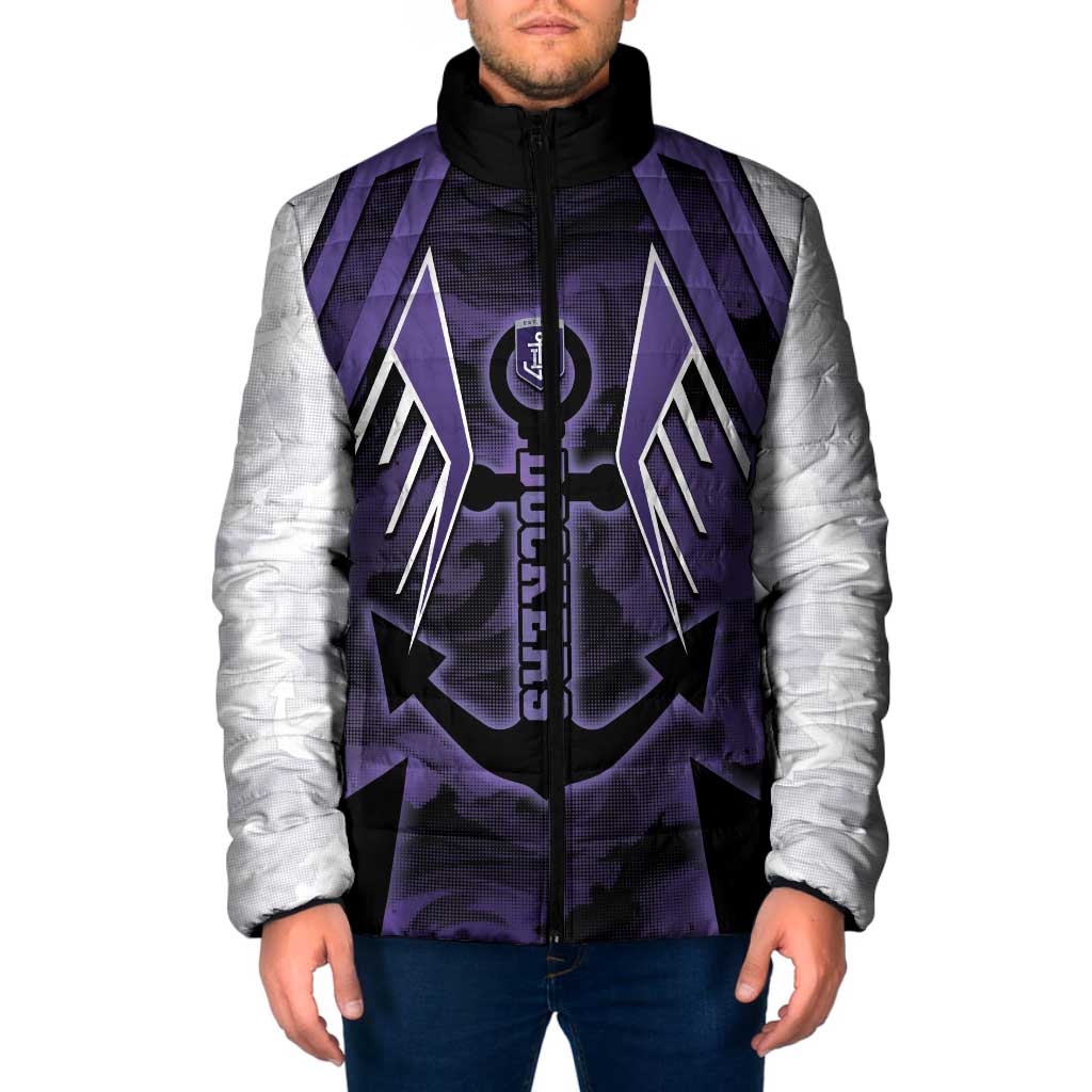 Custom Fremantle Football Padded Jacket Dockers Anchor Sporty Style