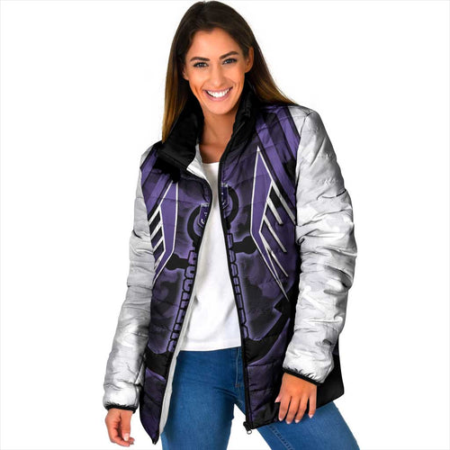 Custom Fremantle Football Padded Jacket Dockers Anchor Sporty Style