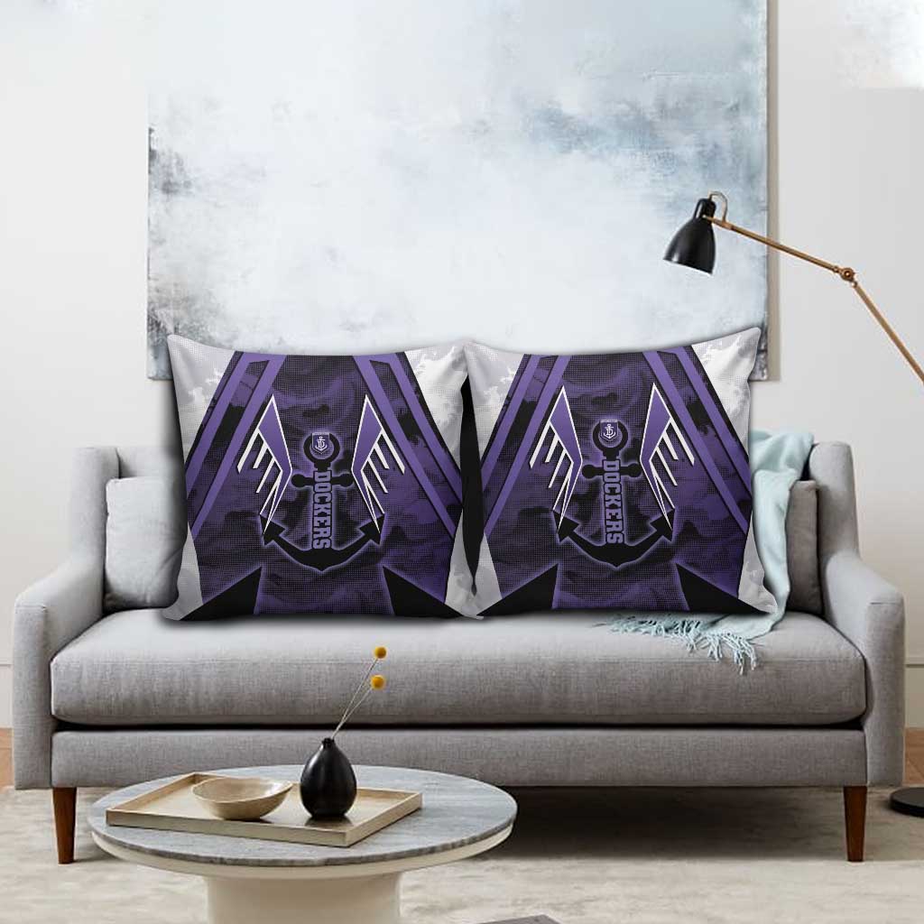Fremantle Football Pillow Cover Dockers Anchor Sporty Style