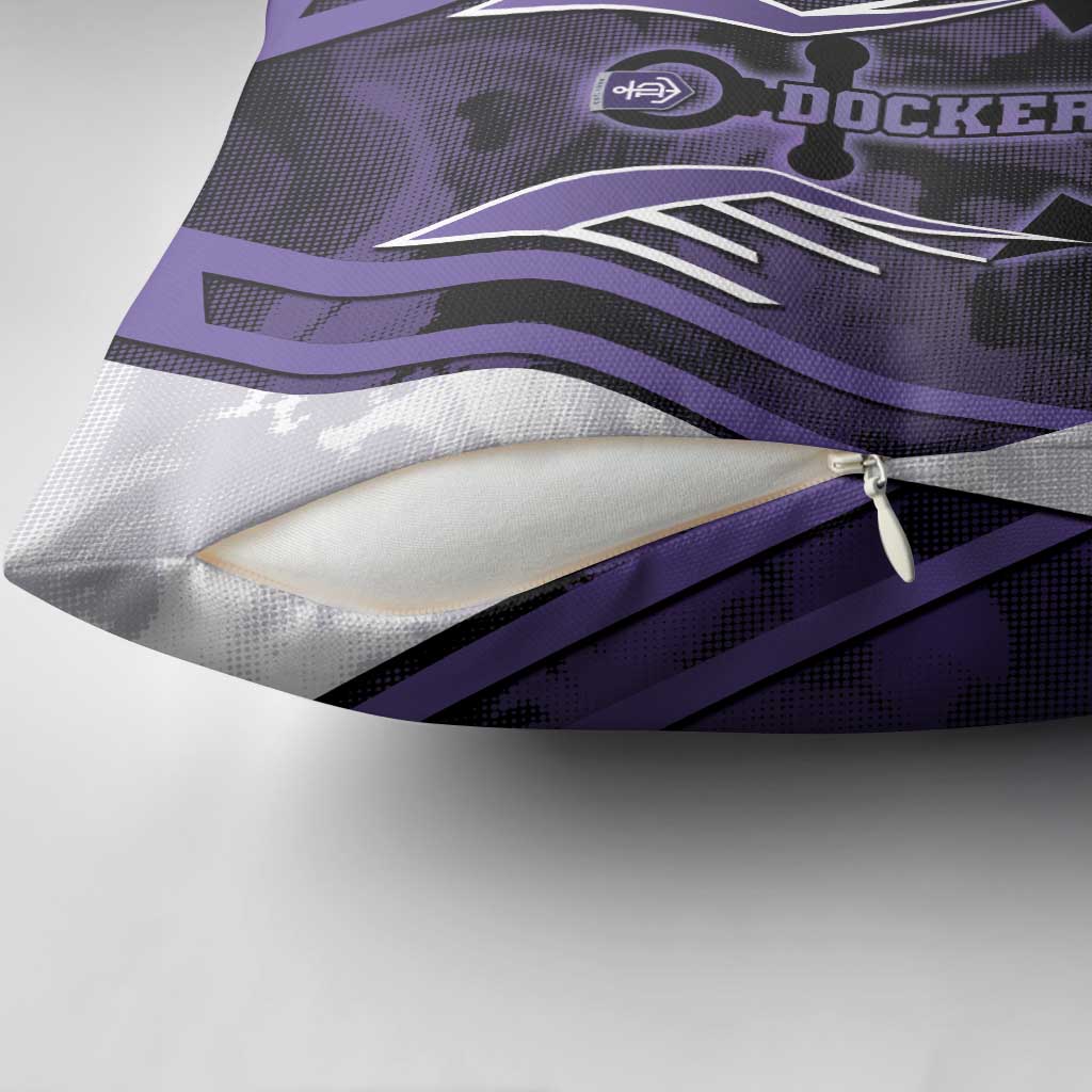 Fremantle Football Pillow Cover Dockers Anchor Sporty Style