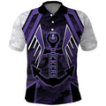 Custom Fremantle Football Polo Shirt Dockers Anchor Sporty Style