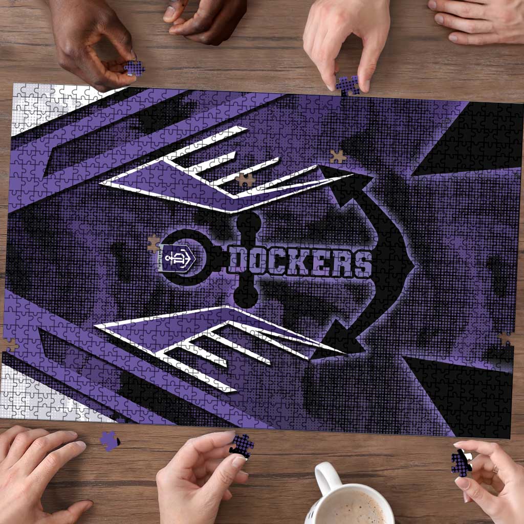 Fremantle Football Puzzle Dockers Anchor Sporty Style