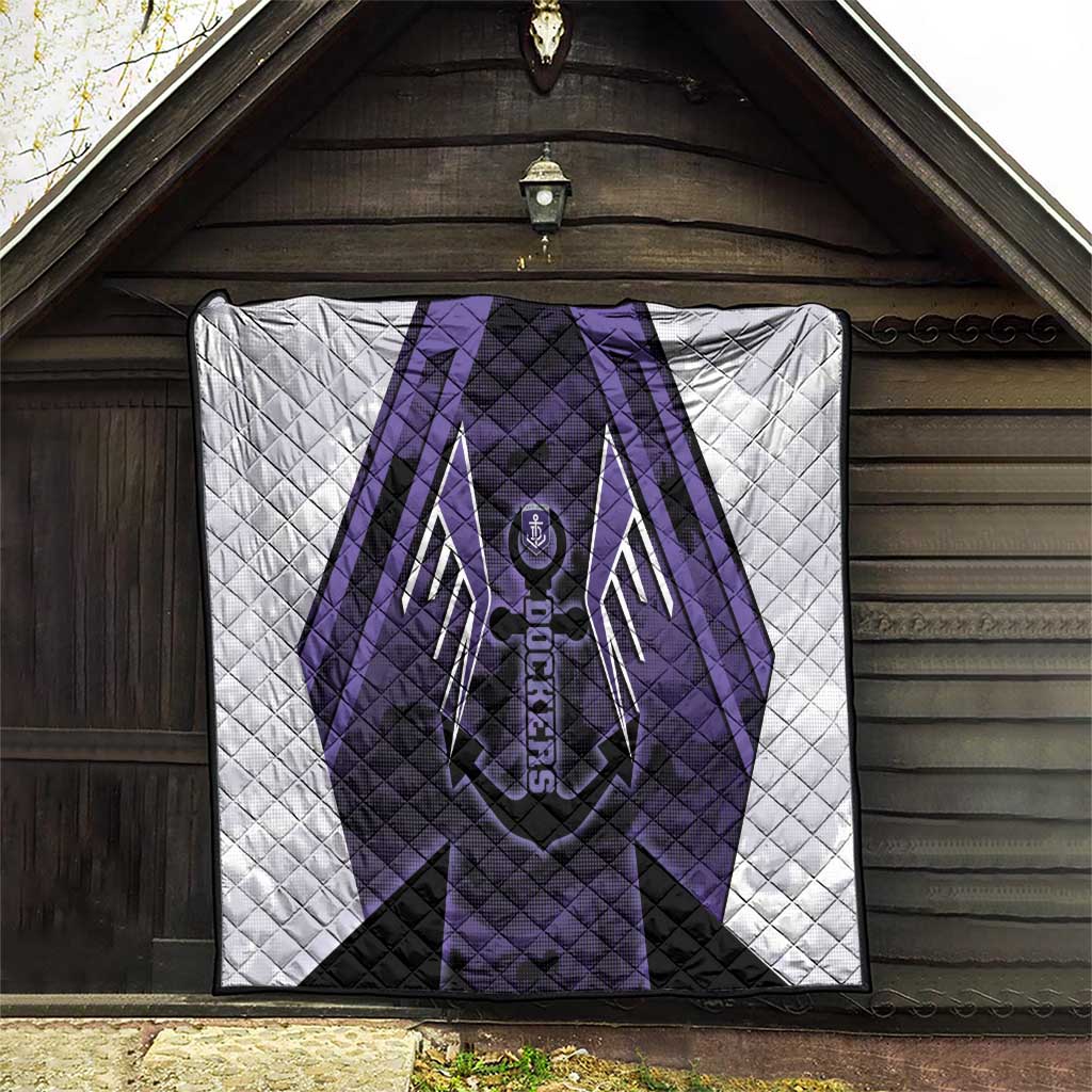 Fremantle Football Quilt Dockers Anchor Sporty Style