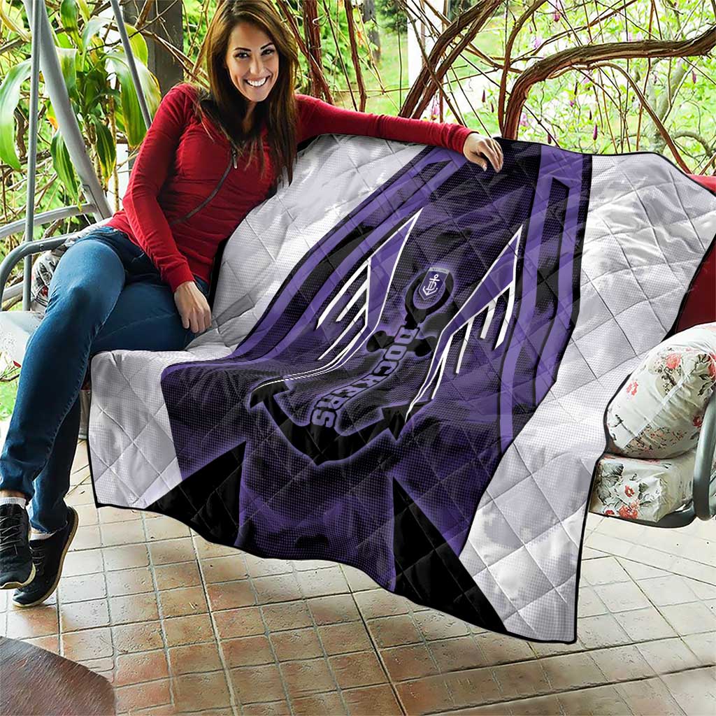 Fremantle Football Quilt Dockers Anchor Sporty Style