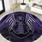 Fremantle Football Round Carpet Dockers Anchor Sporty Style