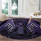 Fremantle Football Round Carpet Dockers Anchor Sporty Style