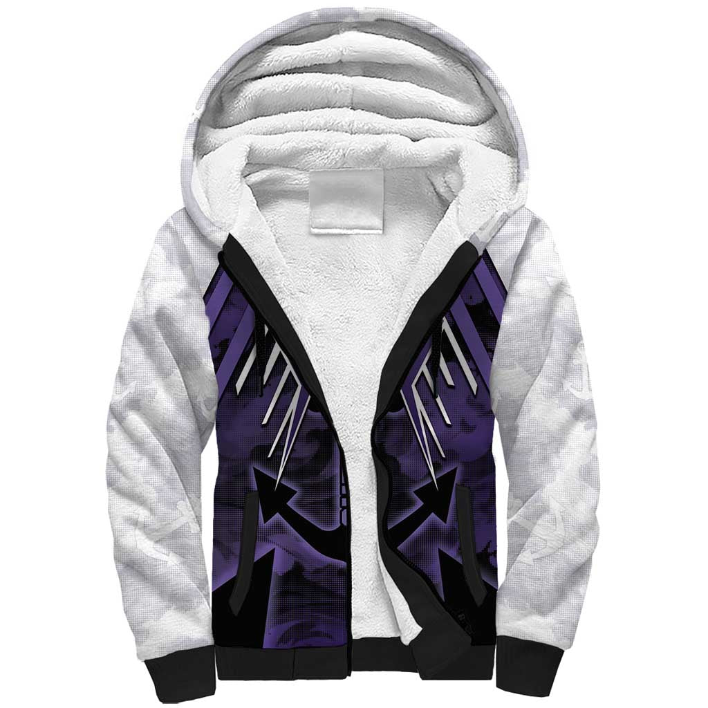 Custom Fremantle Football Sherpa Hoodie Dockers Anchor Sporty Style