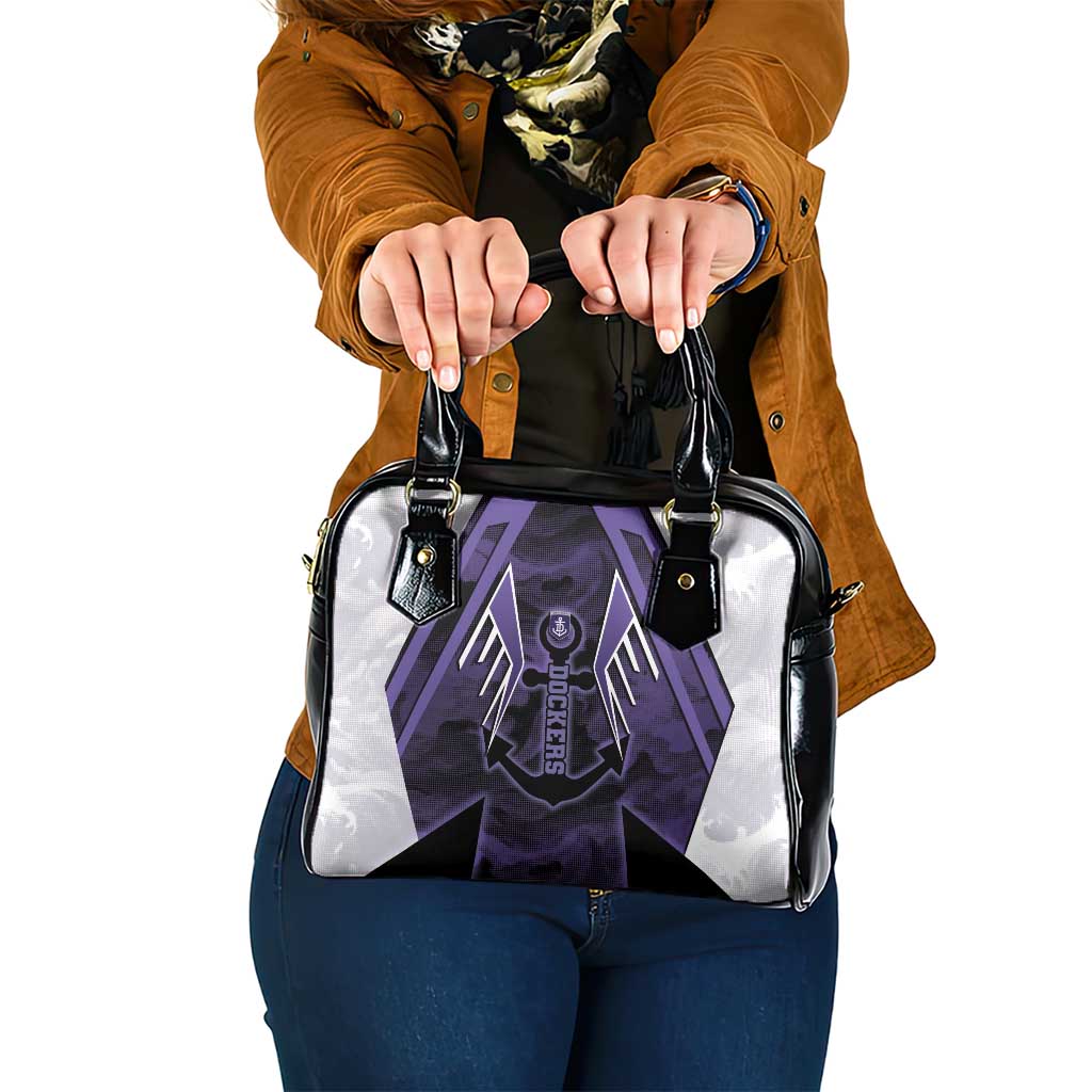 Fremantle Football Shoulder Handbag Dockers Anchor Sporty Style