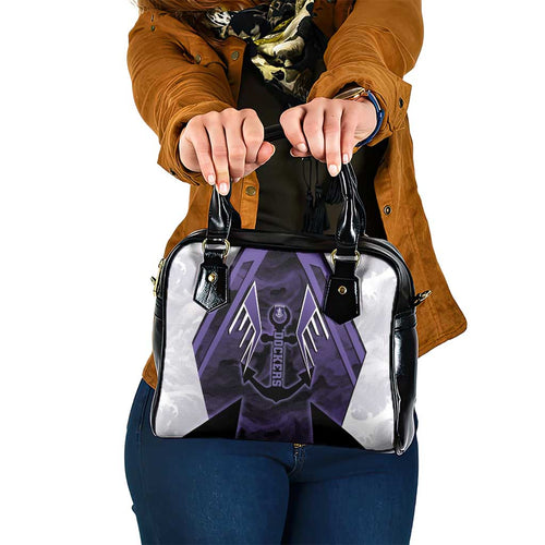 Fremantle Football Shoulder Handbag Dockers Anchor Sporty Style