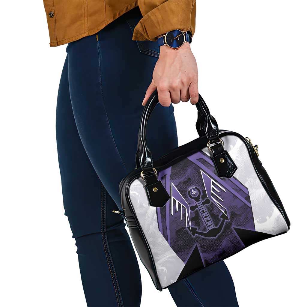 Fremantle Football Shoulder Handbag Dockers Anchor Sporty Style