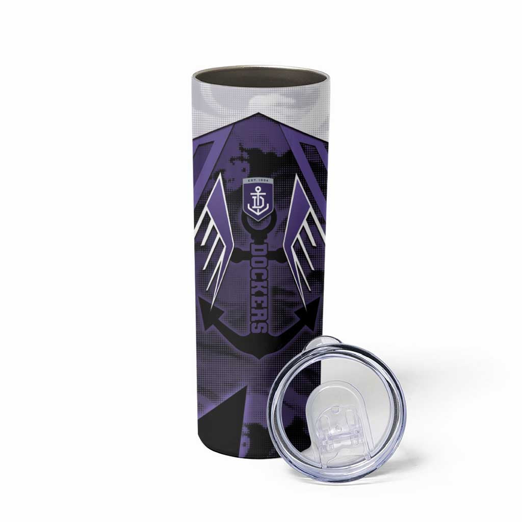 Custom Fremantle Football Skinny Tumbler Dockers Anchor Sporty Style