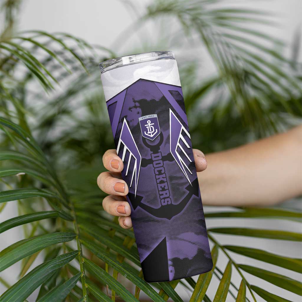 Custom Fremantle Football Skinny Tumbler Dockers Anchor Sporty Style