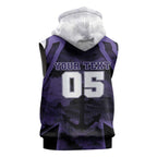 Custom Fremantle Football Sleeveless Hoodie Dockers Anchor Sporty Style