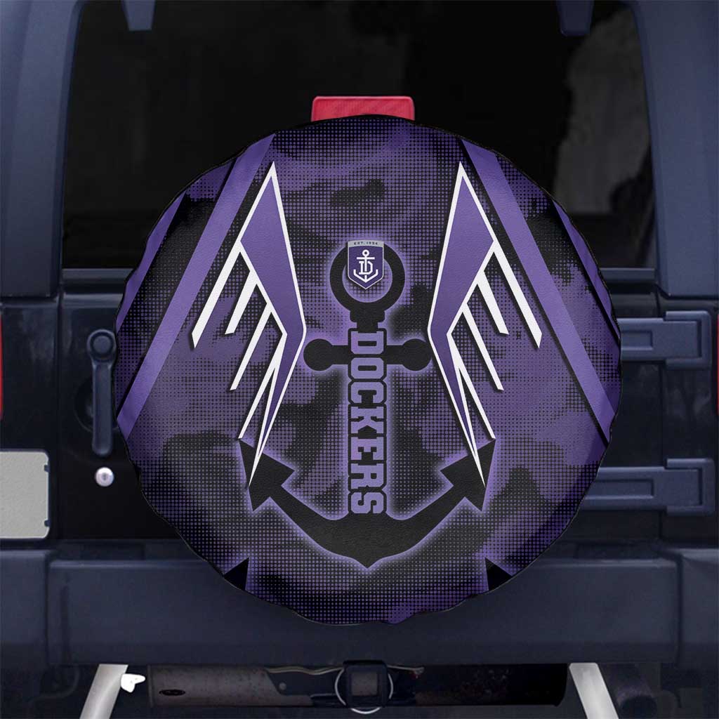Fremantle Football Spare Tire Cover Dockers Anchor Sporty Style
