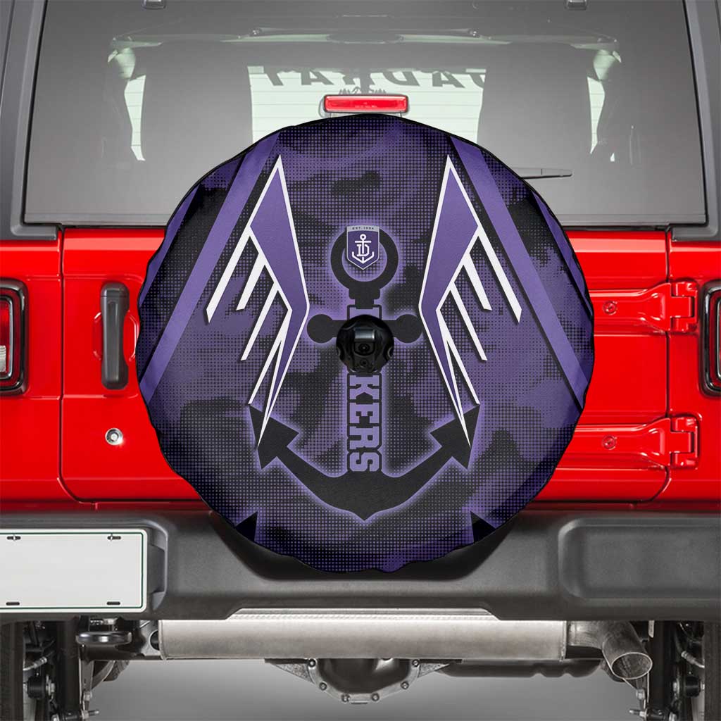Fremantle Football Spare Tire Cover Dockers Anchor Sporty Style