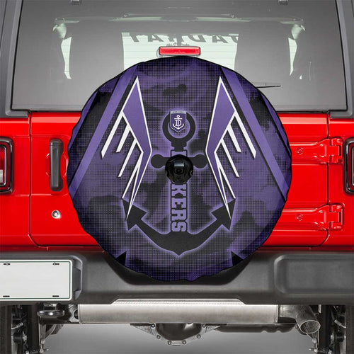 Fremantle Football Spare Tire Cover Dockers Anchor Sporty Style