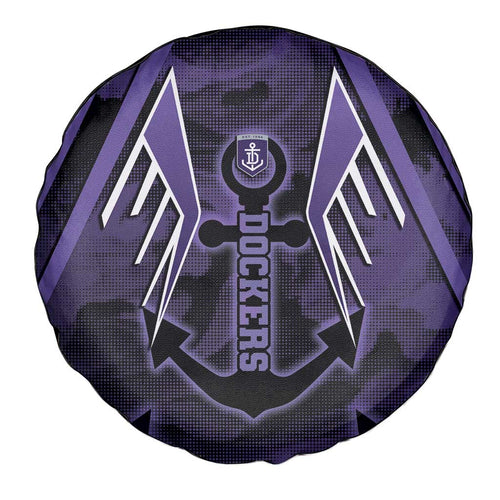 Fremantle Football Spare Tire Cover Dockers Anchor Sporty Style