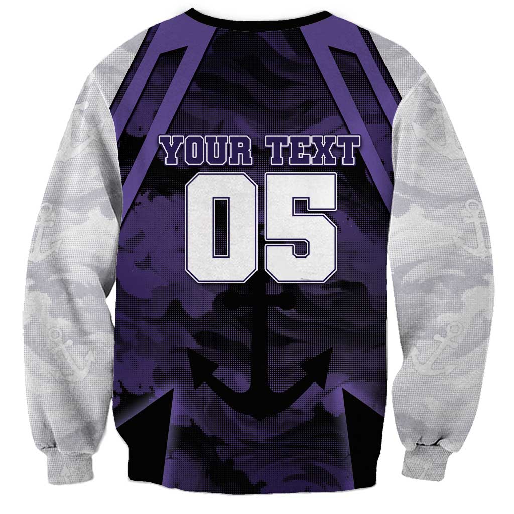 Custom Fremantle Football Sweatshirt Dockers Anchor Sporty Style