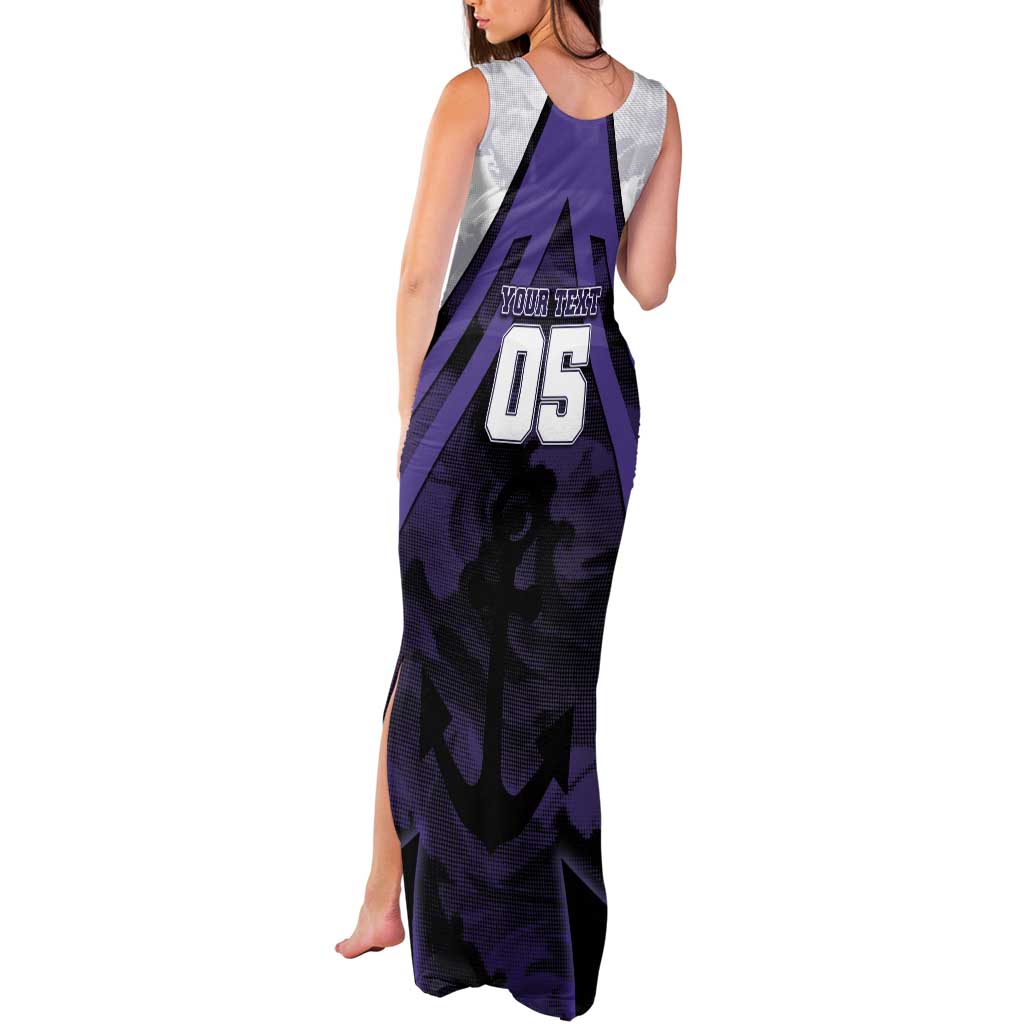 Custom Fremantle Football Tank Maxi Dress Dockers Anchor Sporty Style