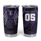 Custom Fremantle Football Tumbler Cup Dockers Anchor Sporty Style