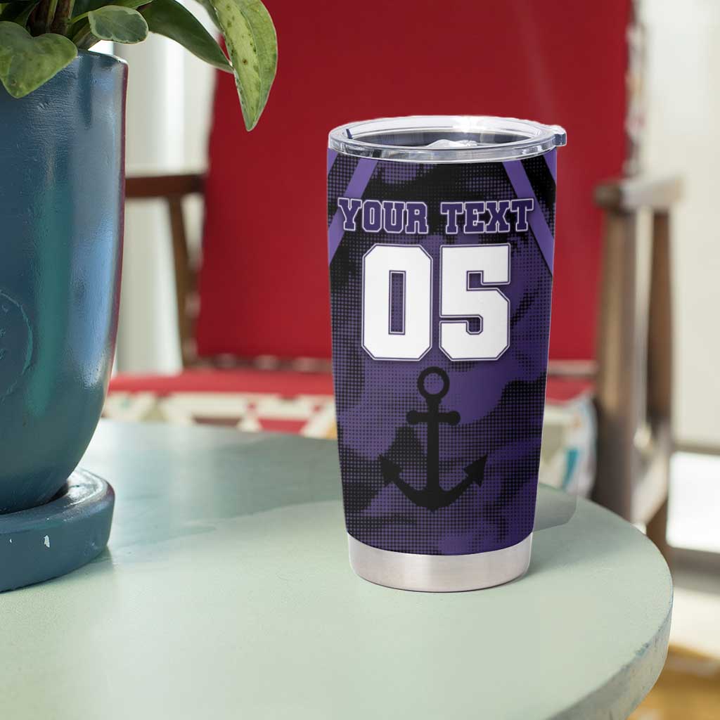 Custom Fremantle Football Tumbler Cup Dockers Anchor Sporty Style