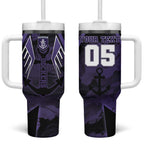 Custom Fremantle Football Tumbler With Handle Dockers Anchor Sporty Style