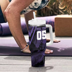 Custom Fremantle Football Tumbler With Handle Dockers Anchor Sporty Style