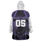 Custom Fremantle Football Wearable Blanket Hoodie Dockers Anchor Sporty Style