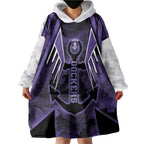 Custom Fremantle Football Wearable Blanket Hoodie Dockers Anchor Sporty Style