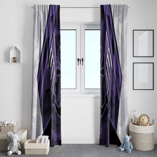 Fremantle Football Window Curtain Dockers Anchor Sporty Style