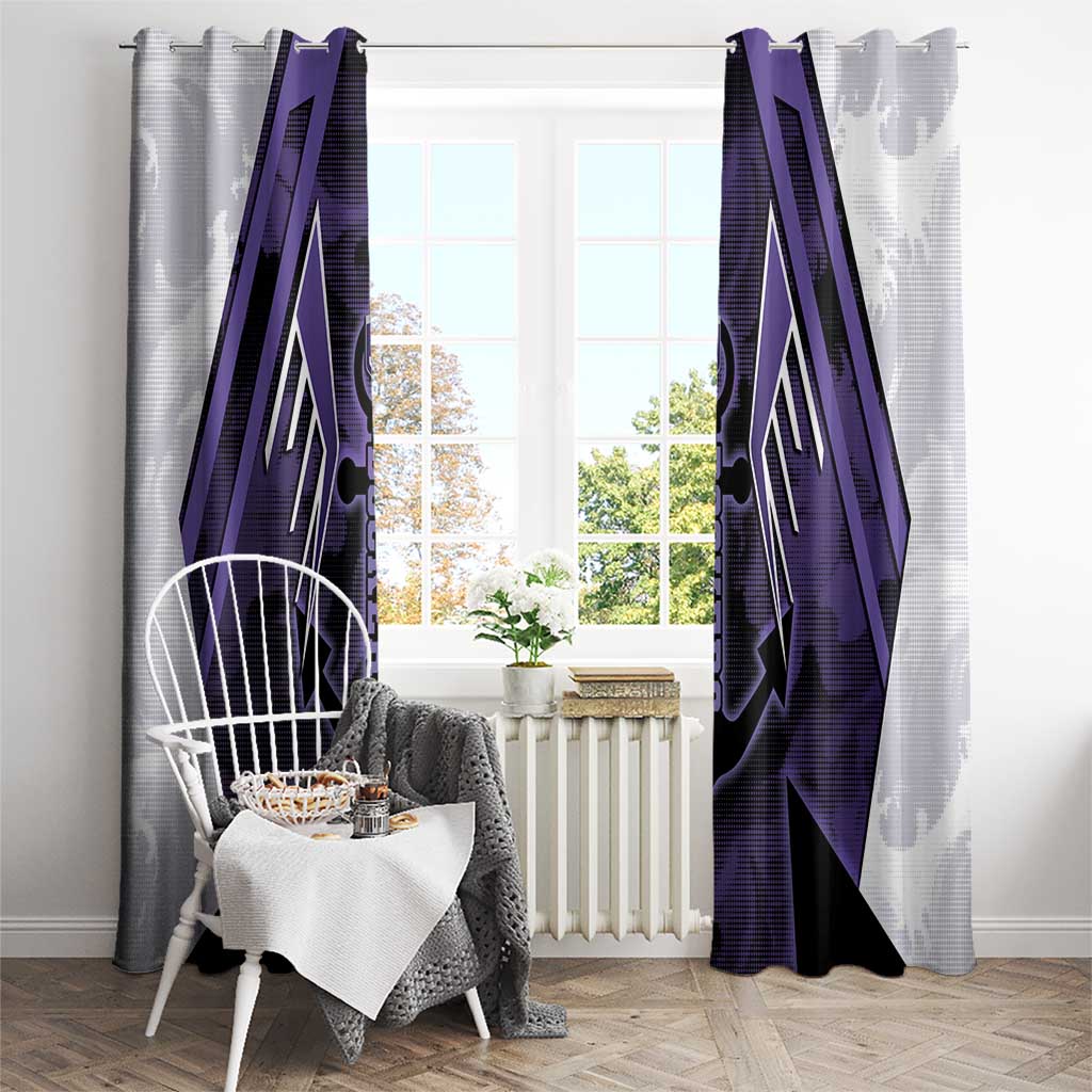 Fremantle Football Window Curtain Dockers Anchor Sporty Style