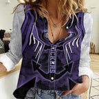Custom Fremantle Football Women Casual Shirt Dockers Anchor Sporty Style