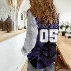 Custom Fremantle Football Women Casual Shirt Dockers Anchor Sporty Style
