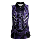 Custom Fremantle Football Women Sleeveless Polo Shirt Dockers Anchor Sporty Style