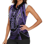 Custom Fremantle Football Women Sleeveless Polo Shirt Dockers Anchor Sporty Style